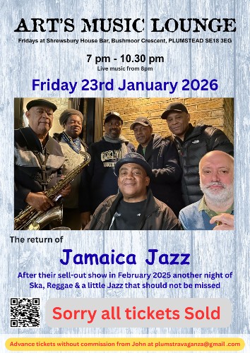 Friday 23rd January 2026 SOLD OUT w